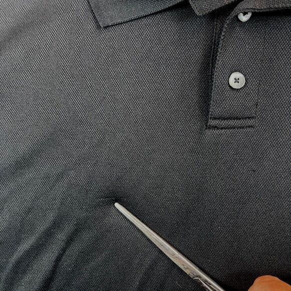 Ohio State University Buckeyes Performance Knit Polo Shirt Men"s XL Black Casual - Picture 7 of 8